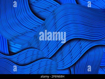 Blue Abstract Gradated Background image Stock Photo