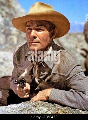 RANDOLPH SCOTT (18998-1987) American film actor about 1946 Stock Photo