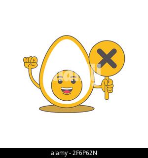 ester egg emoticon with sign in hand vector image Stock Vector