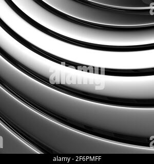 Chrome color geometry gray 3d abstract metal strip background ...
