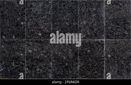 Black marble tile hi-res texture Stock Photo