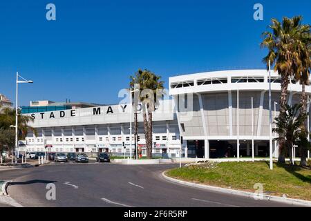 Toulon, France - March 24 2019: The Stade Mayol is a multi-purpose stadium mostly used for rugby. Stock Photo