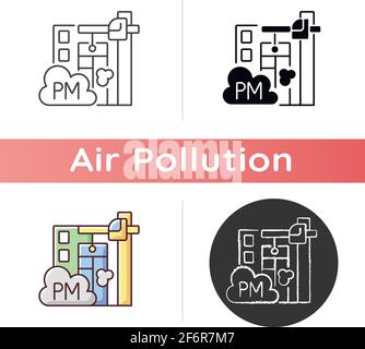 Demolition sites icon Stock Vector