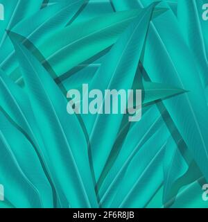 Beautiful green background of leaves. Stock Vector