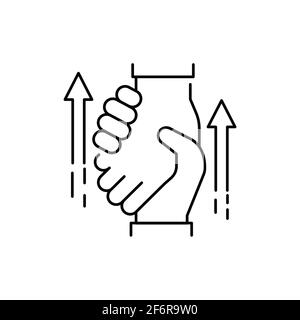 Support olor line icon. Pictogram for web page, mobile app, promo. UI ...