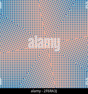 Abstract background dots blue pink color Stock Vector