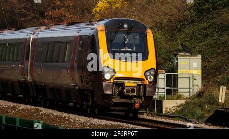 Cross Country Trains Passing Through Didcot Station, Didcot Railway ...