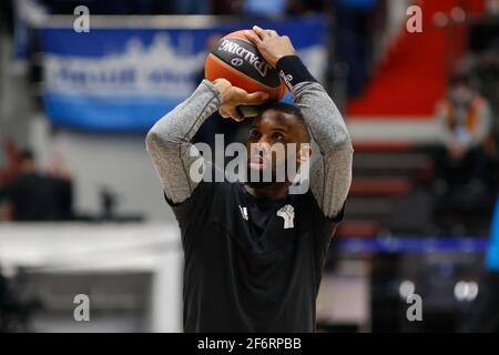 norris cole during the match between fc barcelona and asvel lyon villeurbanne corresponding to the week 26 of the euroleague played at the palau blaugrana in barcelona spain on february 26 2021 photo