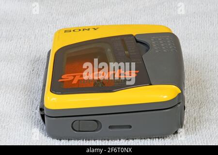 Sony walkman, Retro Used Stock Photo
