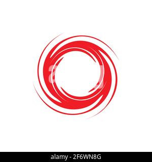 Abstract circle swirl vector element. swirl template. vector eps 10 Stock Vector