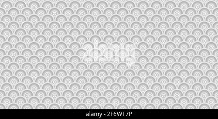 Fish scale abstract geometric vector pattern background, seamless repeat wallpaper, texture, grey, brown Stock Vector