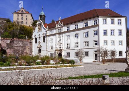 View of the Convent school of the Holy grave in Baden Baden. Baden Wuerttemberg, Germany, Europe Stock Photo