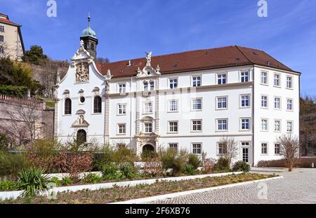 View of the Convent school of the Holy grave in Baden Baden. Baden Wuerttemberg, Germany, Europe Stock Photo