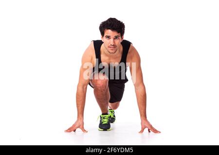 Fitness man Stock Photo