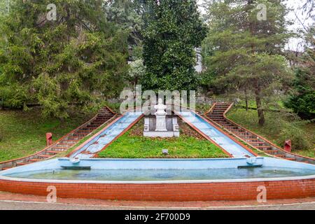 Termal, Yalova - Turkey - January 26 2021: Termal hot springs and thermal baths town Stock Photo