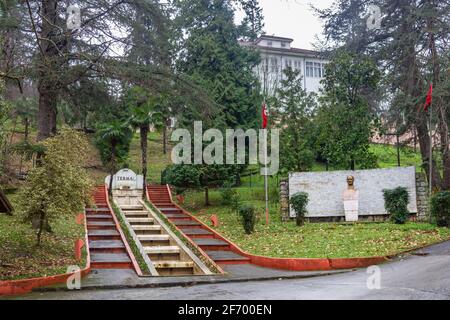 Termal, Yalova - Turkey - January 26 2021: Termal hot springs and thermal baths town Stock Photo