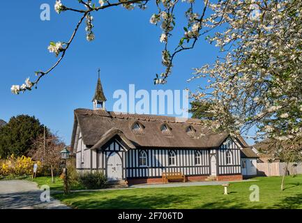 All Saints Church at Little Stretton, near Church Stretton, Shropshire Stock Photo