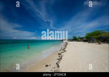 Paradise beach, near Sandira beach, Bantayan Island, Philippines Stock Photo