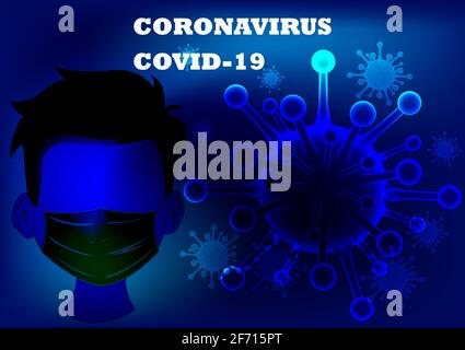 concept How to prevent the spread virus of COVID-19 by graphics vector illustration Stock Vector