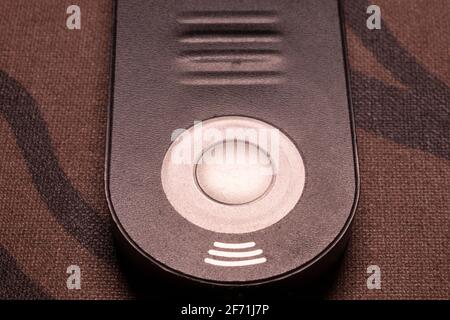 Close up of an unbranded remote control for dslr cameras Stock Photo