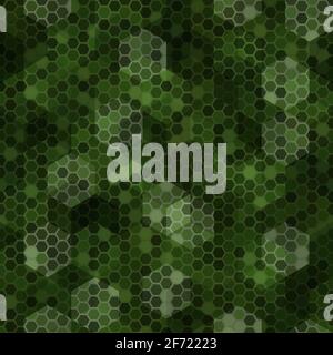 Texture military tan green colors forest camouflage seamless pattern Stock Vector