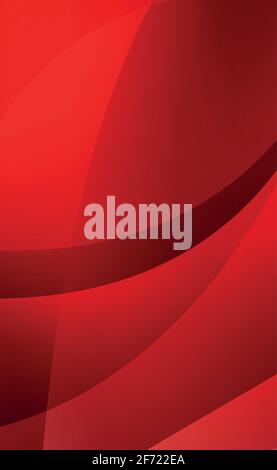 Abstract dark red background, wavy lines - Vector illustration Stock Vector