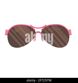 cute hand drawn sunglasses. Vector sketch style. Stock Vector