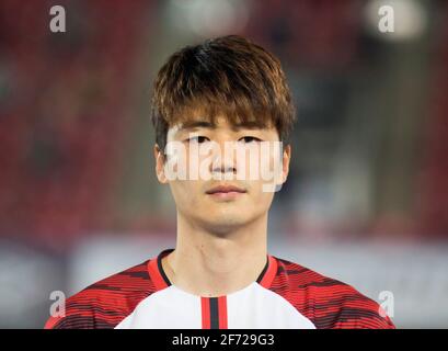 Seoul, South Korea. 10th Mar, 2021. Ki Sung-Yueng (FC Seoul), Mar 10, 2021 - Football/Soccer : The 3rd round of the 2021 K League 1 soccer match between Seongnam FC 1-0 FC Seoul at Tancheon Sports Complex in Seongnam, south of Seoul, South Korea. Credit: Lee Jae-Won/AFLO/Alamy Live News Stock Photo