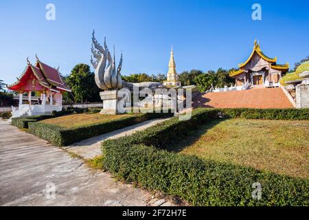 Huai Sai Khao Temple at Chiang Rai in Thailand. Stock Photo