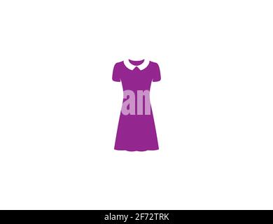 Dress, female dress, skirt icon. Vector illustration. Stock Vector