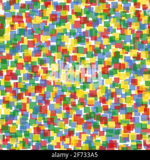 Abstract seamless colorful Background with circled transparent tiles Stock Vector