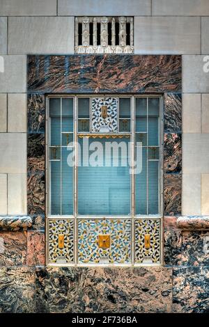 Cincinnati & Suburban Bell Telephone Building, 209 West Seventh Street, a landmark on the National Register of Historic Places Stock Photo