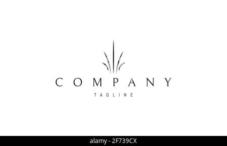 Vector logo on which an abstract image of cannabis leaves in the form of a crown. Stock Vector
