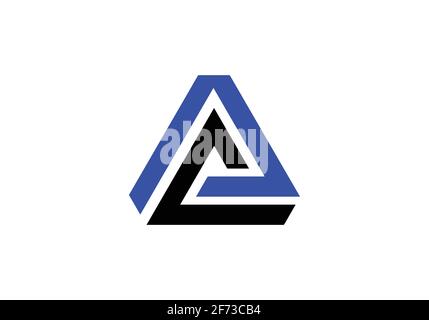 Letter A P Logo Design Vector Template. AP Letter Logo Design Stock Vector