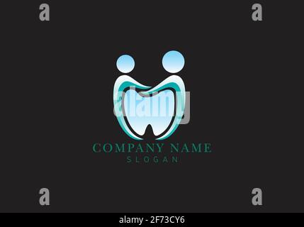 Dental logo vector Template illustrator icon design Stock Vector