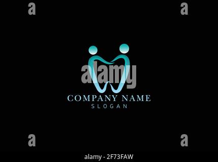Dental logo vector Template illustrator icon design Stock Vector