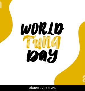 World Tuna Day. May 2. Holiday concept. Template for background, Stock Vector