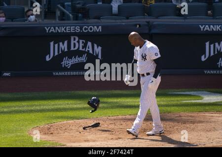 This is a 2021 photo of Aaron Hicks of the New York Yankees baseball team.  This image reflects the New York Yankees active roster as of Wednesday,  Feb. 24, 2021 when this