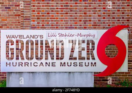 The Ground Zero Hurricane Museum is pictured, April 3, 2021, in Waveland, Mississippi. Stock Photo