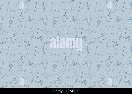 Blue ink spots on white background pattern Stock Vector