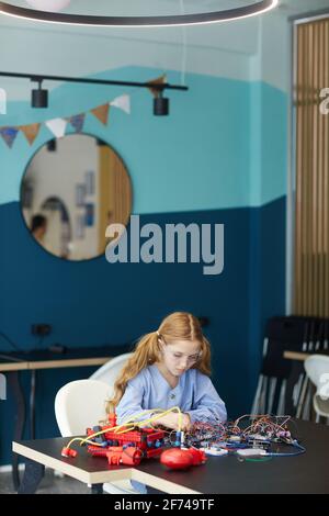 A girl in the science laboratory Stock Photo - Alamy