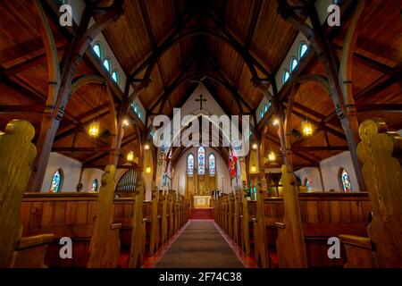 Trinity Anglican Church, Digby, Nova Scotia, Canada Stock Photo