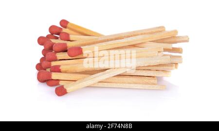Match isolated on white background Stock Photo