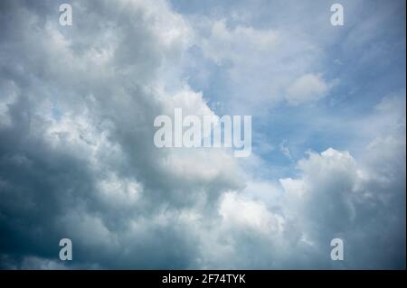 Blue sky with cloud Stock Photo