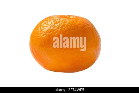 Fresh orange fruits isolated on white background Stock Photo