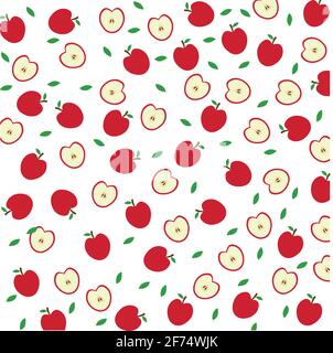 Apple pattern design stock illustration vector Stock Vector