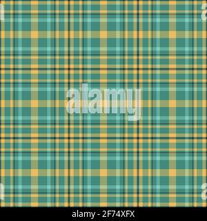Check plaid seamless pattern. Vector background of textile ornament. Flat fabric design. Tartan. Stock Vector