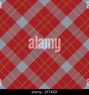 Classic plaid tartan seamless pattern for shirt printing, fabric, textiles, backgrounds and websites Stock Vector