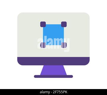 anchor point vector single isolated icon with solid line style vector ...