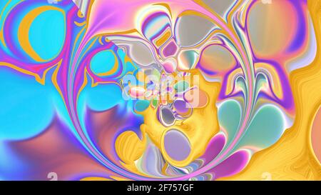 Abstract multicolored rainbow blurred background. Stock Photo